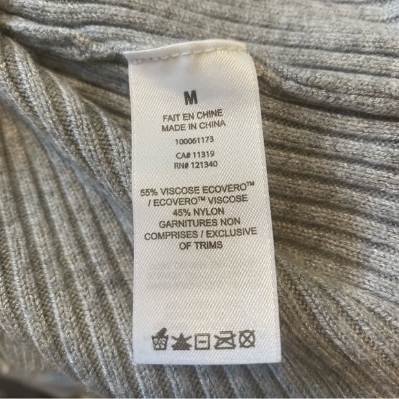 Grey Knit Cropped Cardigan - Picture 9 of 10